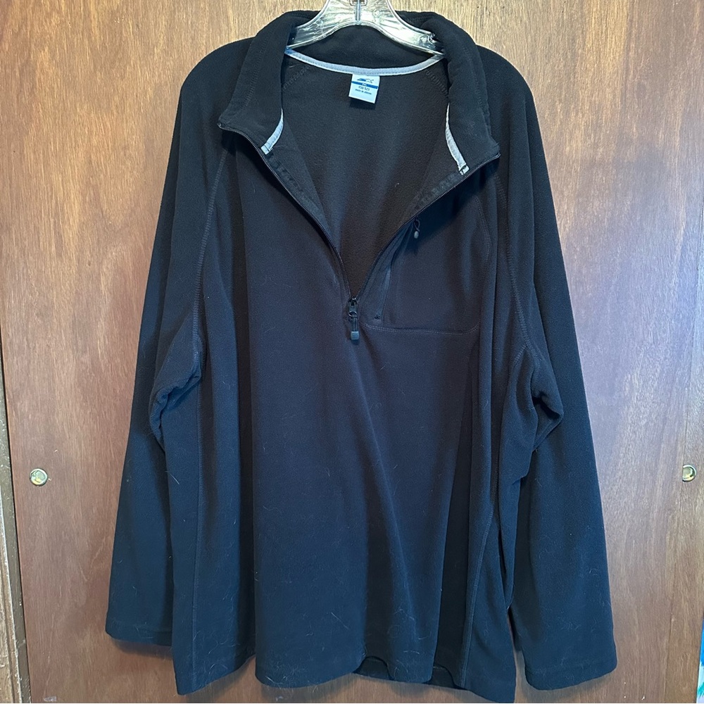 Starter Black Quarter-Zip Pullover